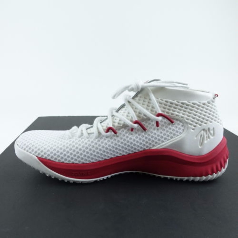 Adidas Dame Rip City 4  Rare Red White Sz 12.5 - Picture 3 of 7